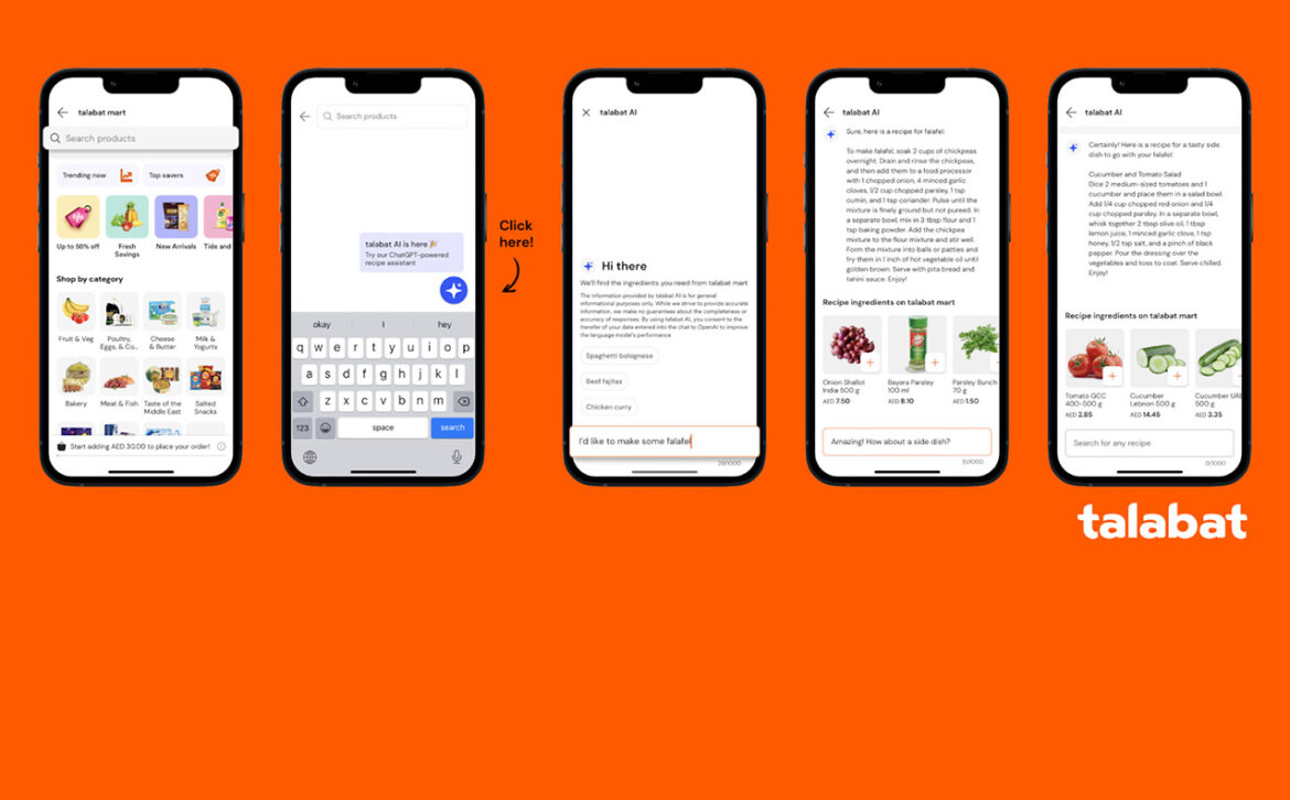 طلبات تطلق النسخة التجريبية  لميزة ‘talabat AI’ المدعومة من ‘شات جي بي تي’ للمرة الأولى على مستوى المنطقة 
