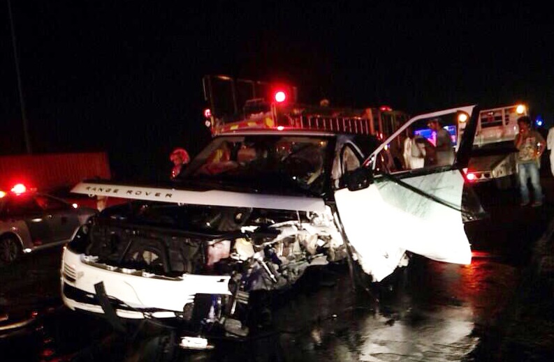 الفنان السعودي مكي بن محمد يتعرض لحادث سير