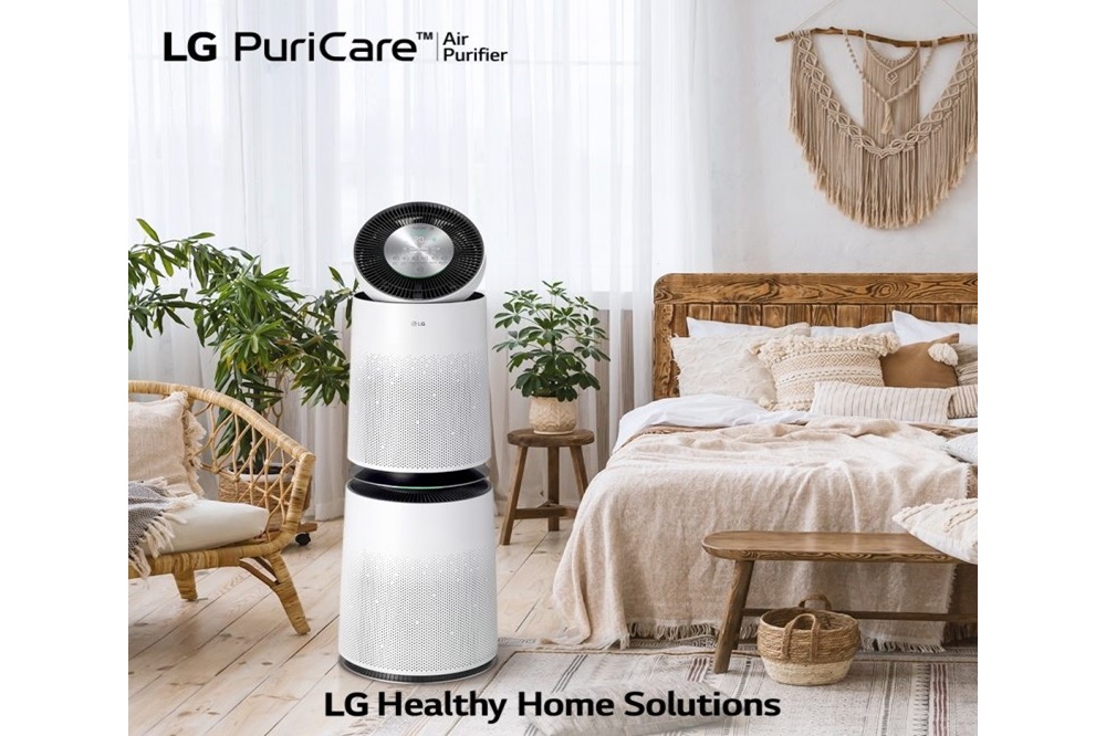 قم بتحسين جودة الهواء داخل منزلك في أي وقت مع إل جي Puricare