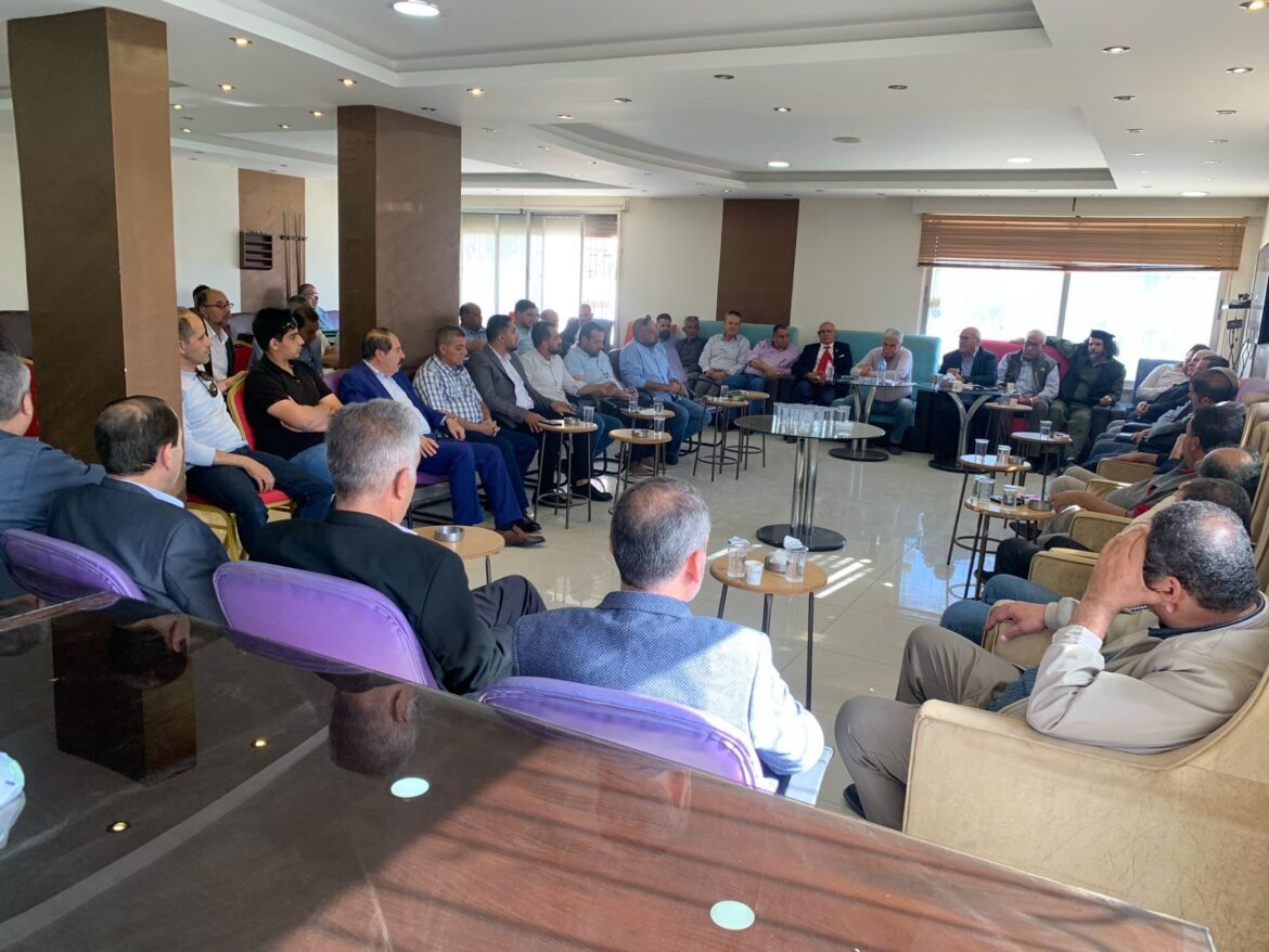 اجتماع تجمع تنظيم العمل في القطاع الخاص بالأردن ونقابة مقاولي الإنشاءات الاردنين