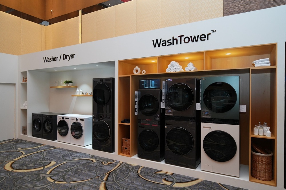 حل إل جي المبتكر للغسيل WashTower™ يخطف الأضواء في فعالية أبو ظبي