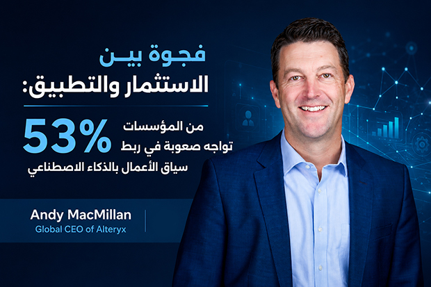 فجوة بين الاستثمار والتطبيق: 53% من المؤسسات تواجه صعوبة في ربط سياق الأعمال بالذكاء الاصطناعي